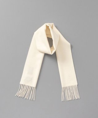 AURORA LANVIN COLLECTION ランバン コレクション カシミヤ  無地プチマフラー　　（幅20cm)