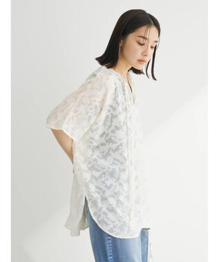 Green Parks ２ＷＡＹ　ジャガードチュニック Ivory