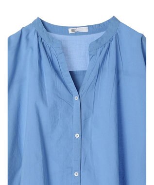 CRAFT STANDARD BOUTIQUE インド綿スキッパーチュニック Sax