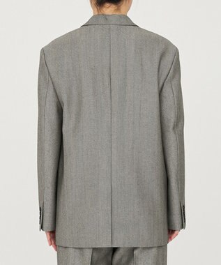 uncrave ヘリンボーンスーツ ジャケット（uncrave WHITE） へリンボーンブラック