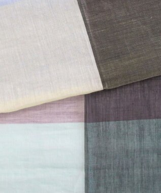 POLS 播州織 極細コットンストール Sサイズ ブルー