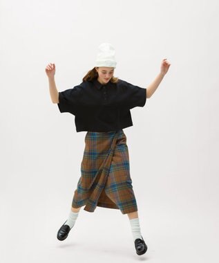 LENO POLO SHIRT / ポロシャツ BLACK