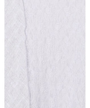 Te chichi パッチワークレース5分袖トップス ラベンダー