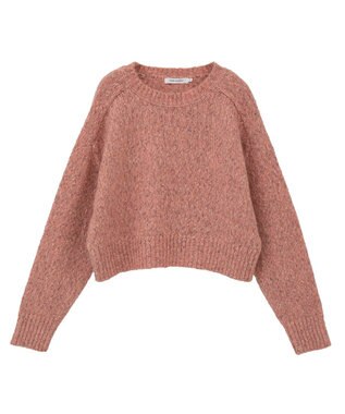 AMERICAN HOLIC ラメmixネップニットプルオーバー Pink