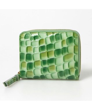 UNBILLION ペルケ perche / クロコエナメル・ジャバラカードウォレット