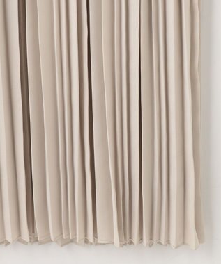 ANY 【ウエストゴム】プリーツワンピース ベージュ