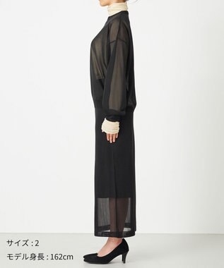 NAVE 【Nave・洗える】シアーニット トップス ブラック系