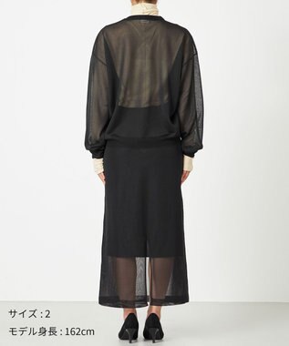 NAVE 【Nave・洗える】シアーニット トップス ブラック系