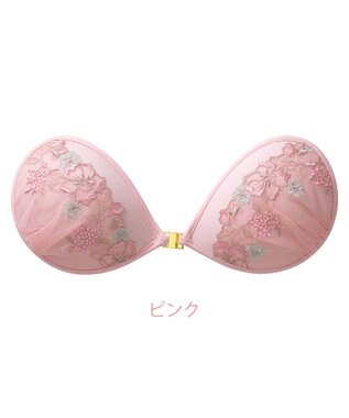 BRADELIS New York 【NuBra / ナチュラルタイプ】ヌーブラ・エアーライト  エリザ デザインヌーブラ ピンク