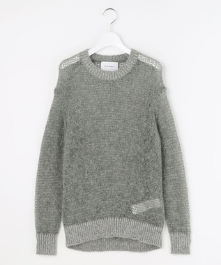 自由区 【カトリエムブーケ】Mohair lumineuxラメプルオーバ ーニット