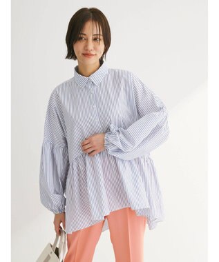 Green Parks ・ＥＬＥＮＣＡＲＥ　ＤＵＥ　ギャザーキリカエチュニック Off White