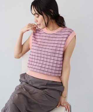 CRAFT STANDARD BOUTIQUE リンクスチェックニットベスト