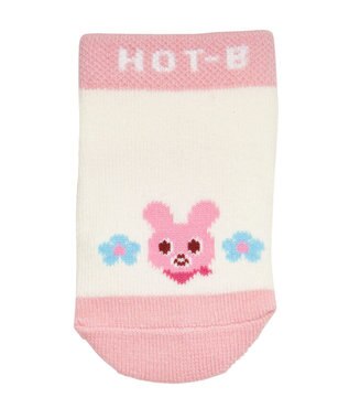 MIKI HOUSE HOT BISCUITS 【9-19cm / 靴下2足セット】ローカット ソックスパック2足セット ピンク