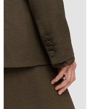 JOSEPH ビスコースツイル　ダブルブレステッドジャケット Hass Avocado