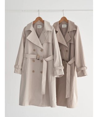 earth music&ecology ベーシックトレンチコート Beige