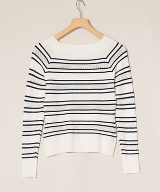 ONWARD Reuse Park 【組曲】ニット春夏 ホワイト