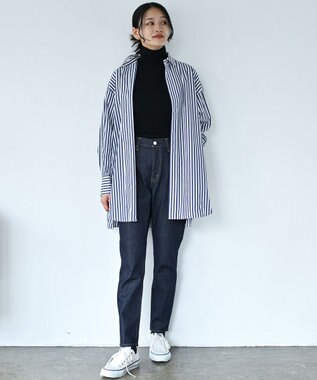 caqu FS relaxpencil Ⅱ 腰回りユッタリ テーパードデニム re.birth