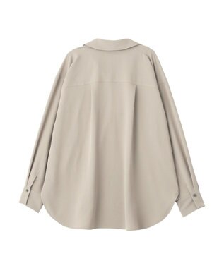 YECCA VECCA 【2点SET】スキッパーデザインセットアップ Gray Beige