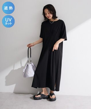 Green Parks 半袖タックカットワンピース