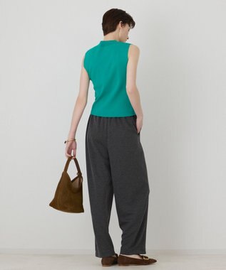 GRACE CONTINENTAL ハイネックニットトップ グリーン