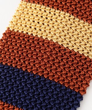 J.PRESS MEN レジメンタルニットタイ イエロー系2