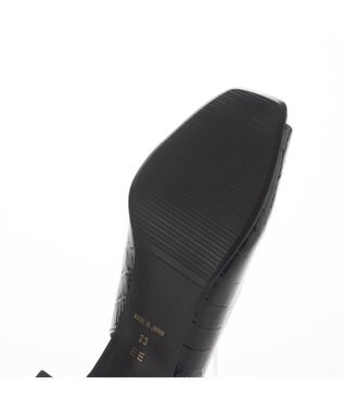 Riz raffinee <Riz raffinee>スクエアカットバックベルトサンダル ブラックカタオシ