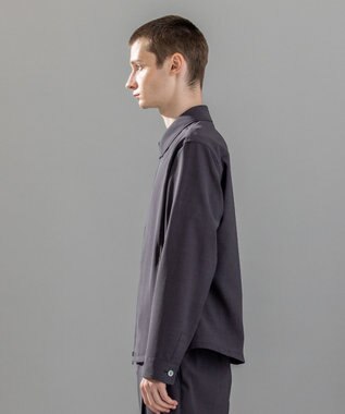 JOSEPH HOMME テクノボイルストレッチ ジップアップブルゾン グレー系