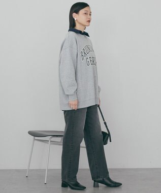 AMERICAN HOLIC 【WEB限定】BRUNSWICK GEORGIA BIGスウェット Light Gray Mixture