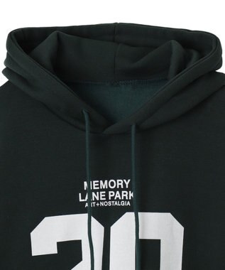 WEGO サイドラインナンバリングパーカー グリーン