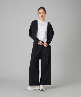 Chacott Chacott BALANCE EasyCare+ワイドパンツ ブラック