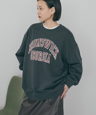 AMERICAN HOLIC 【WEB限定】BRUNSWICK GEORGIA BIGスウェット Charcoal Gray