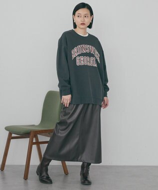 AMERICAN HOLIC 【WEB限定】BRUNSWICK GEORGIA BIGスウェット Charcoal Gray