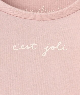 ANY KIDS フレアシルエット 長袖 Tシャツ ピンク