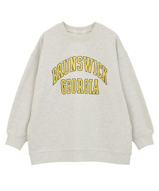 AMERICAN HOLIC 【WEB限定】BRUNSWICK GEORGIA BIGスウェット Oatmeal