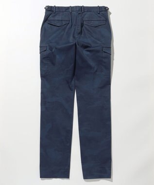 JOSEPH ABBOUD 【イタリア素材/製品染め/ウエストも伸びる!】迷彩ガーメンドダイ パンツ ダルブルー系7