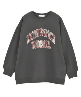 AMERICAN HOLIC 【WEB限定】BRUNSWICK GEORGIA BIGスウェット Charcoal Gray