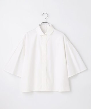 #Newans 【ANSWER for アクセサリーLOVER】ミニカラーフレアスリーブシャツ ホワイト系