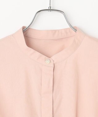 #Newans 【ANSWER for シンプルベーシック】スリットスリーブペプラムブラウス ピンク系