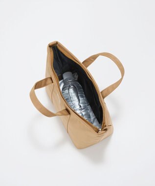 TOPKAPI 【Breath TOPKAPI】CHILLGO 保冷バッグ付き ショルダー付き ナイロン トートバッグ M / 撥水 ベージュ