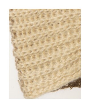 UNBILLION カシュネ cache nez / ボーダースヌード キャメル