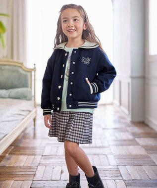 ANY KIDS ネコプリント トレーニャー ミント