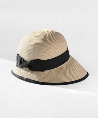 TOCCA 【サイズ調整可】HALF BRIM RIBBON HAT ブレードハット ベージュ系