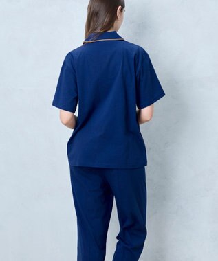 une nana cool 【綿100％】40ハイゲージ天竺半袖パジャマ MADE WITH LIBERTY FABRIC OB