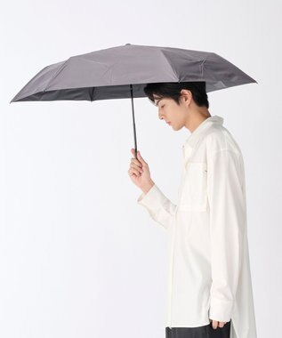 MOONBAT 【遮光100％/３秒で折りたためる日傘】晴雨兼用 折りたたみ傘 ウラワザ ダークグレー