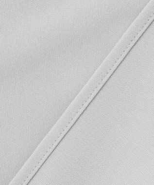 ICB 【洗える】 ジョーゼットスムース ドレープカットソー ライトグレー系