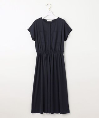 ANY SIS 【洗える】イージーケア ワンピース ネイビー
