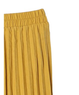 CRAFT STANDARD BOUTIQUE ピーチアコーディオンプリーツスカート Yellow