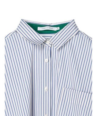 AMERICAN HOLIC イージーケアバックオープンシャツチュニック Blue