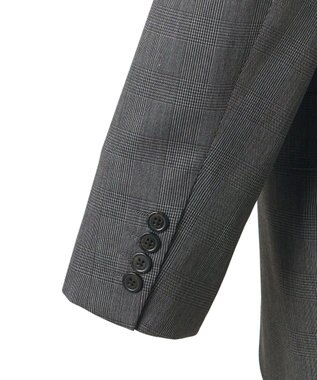 J.PRESS MEN 【WEB・一部店舗限定】グレナカートチェック スーツ / 2B / 背抜き ライトグレー系3