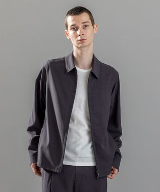 JOSEPH HOMME テクノボイルストレッチ ジップアップブルゾン グレー系